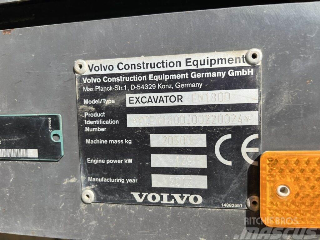 Volvo EW180D Ekskavatori uz riteņiem