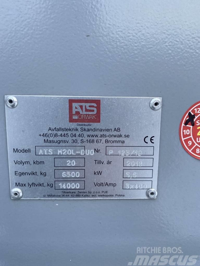 ATS-ORWAK M20-DUO Atkritumu kompresori