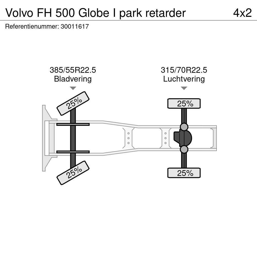 Volvo FH 500 Globe I park retarder Vilcēji