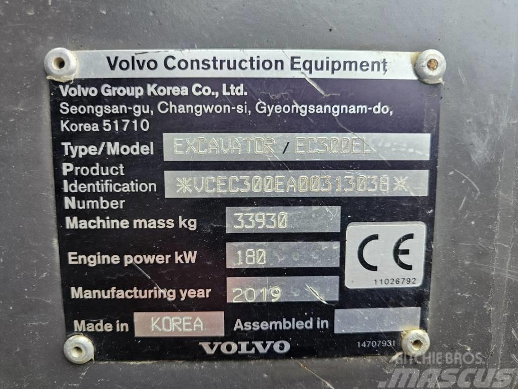 Volvo EC300EL Kāpurķēžu ekskavatori