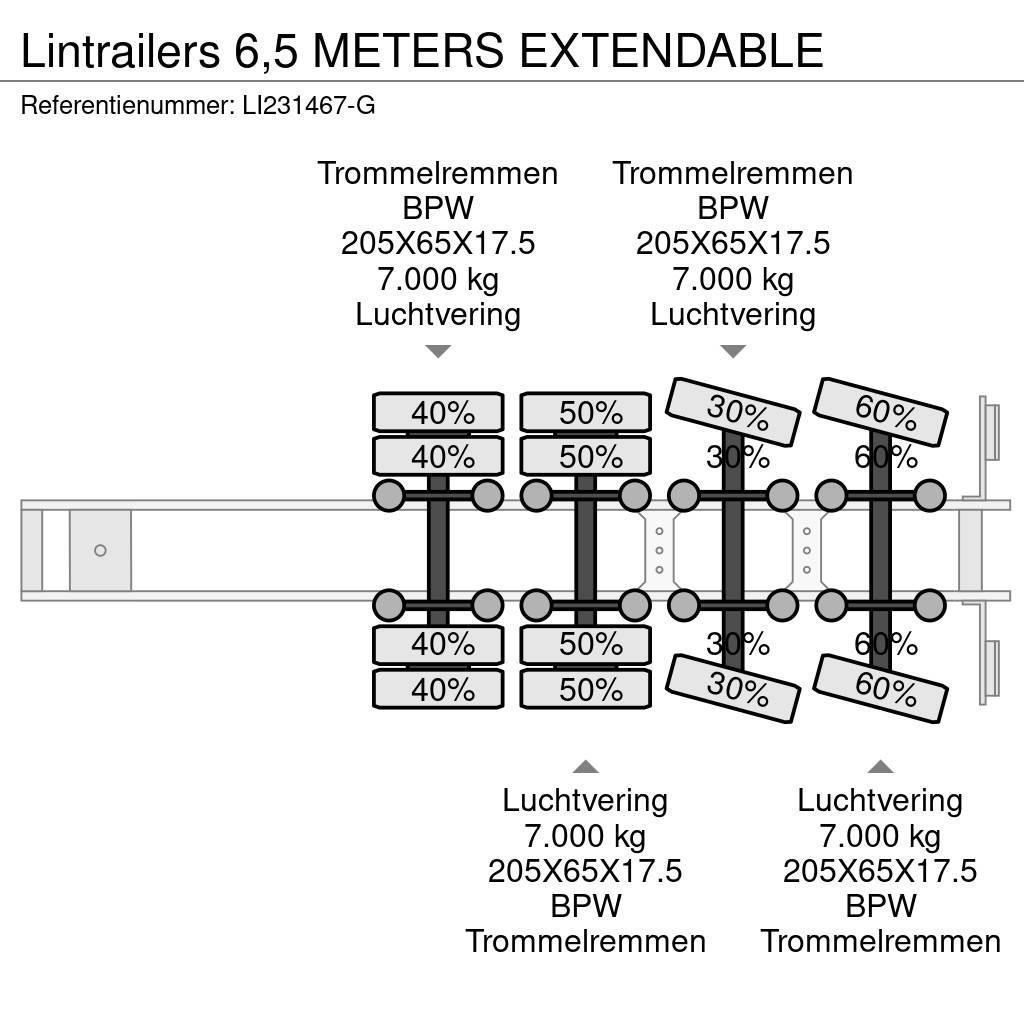 Lintrailers 6,5 METERS EXTENDABLE Zemie treileri