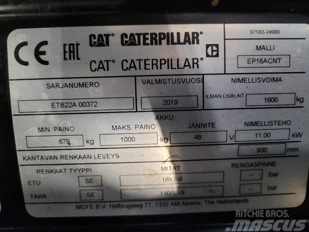 CAT EP16ACNT Elektriskie iekrāvēji
