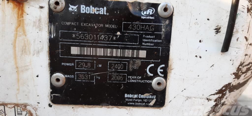 Bobcat 430 HAG Mini ekskavatori < 7 t