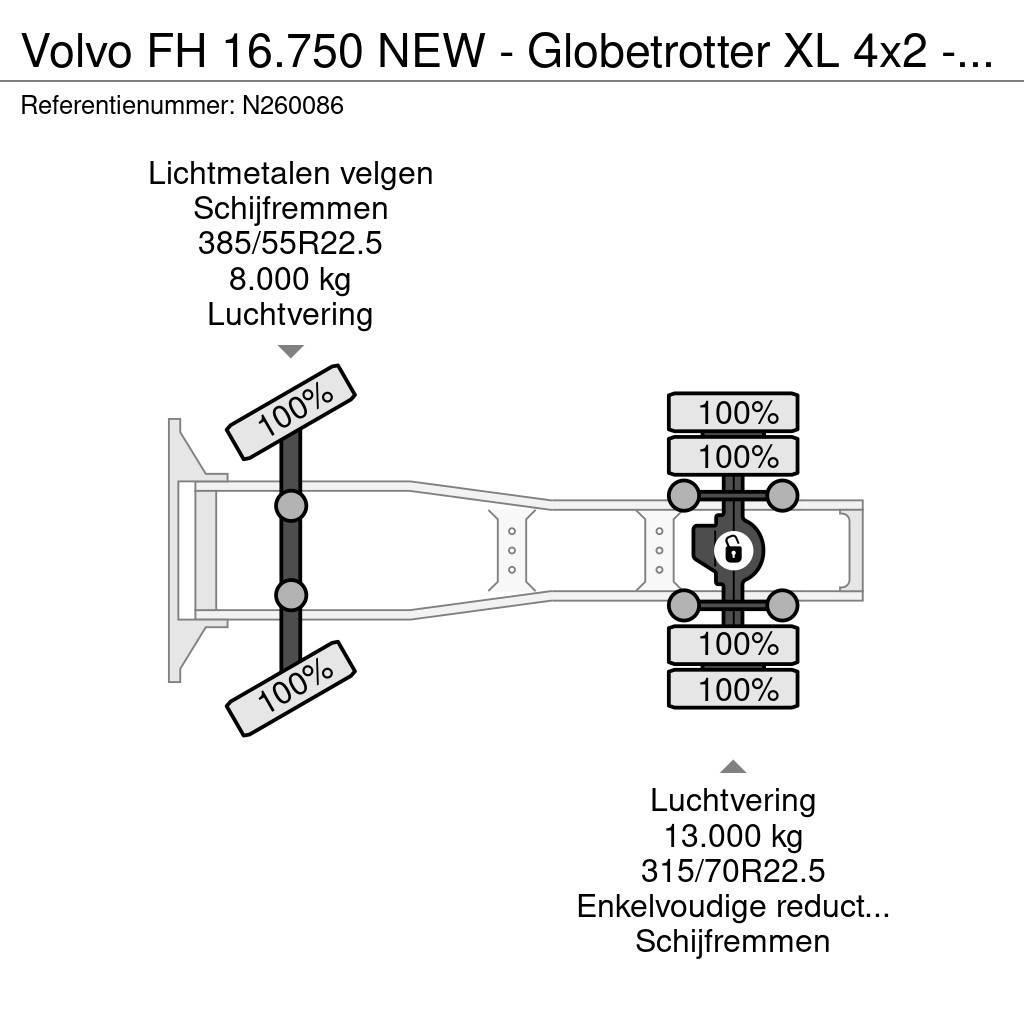 Volvo FH 16.750 NEW - Globetrotter XL 4x2 - Full spec - Vilcēji
