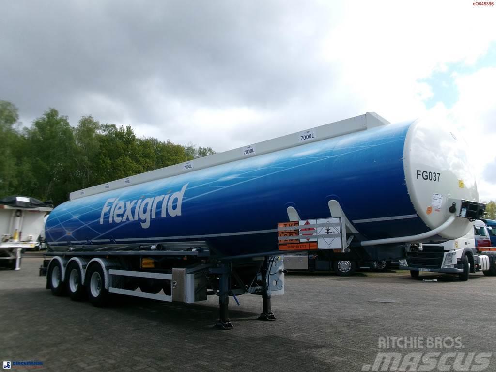 LAG Fuel tank alu 44.5 m3 / 6 comp + pump Autocisternas