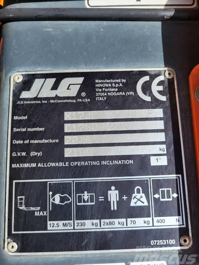 JLG X17 J Plus Strēles pacēlāji