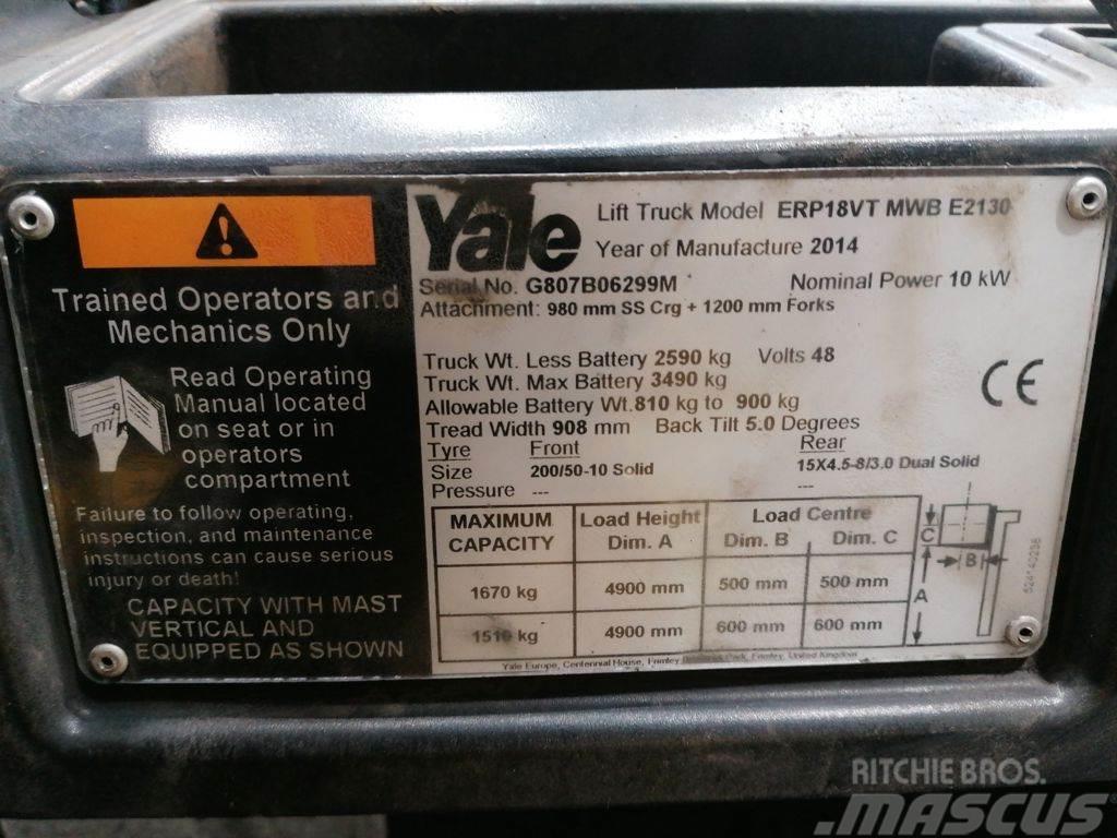 Yale ERP18VT Elektriskie iekrāvēji