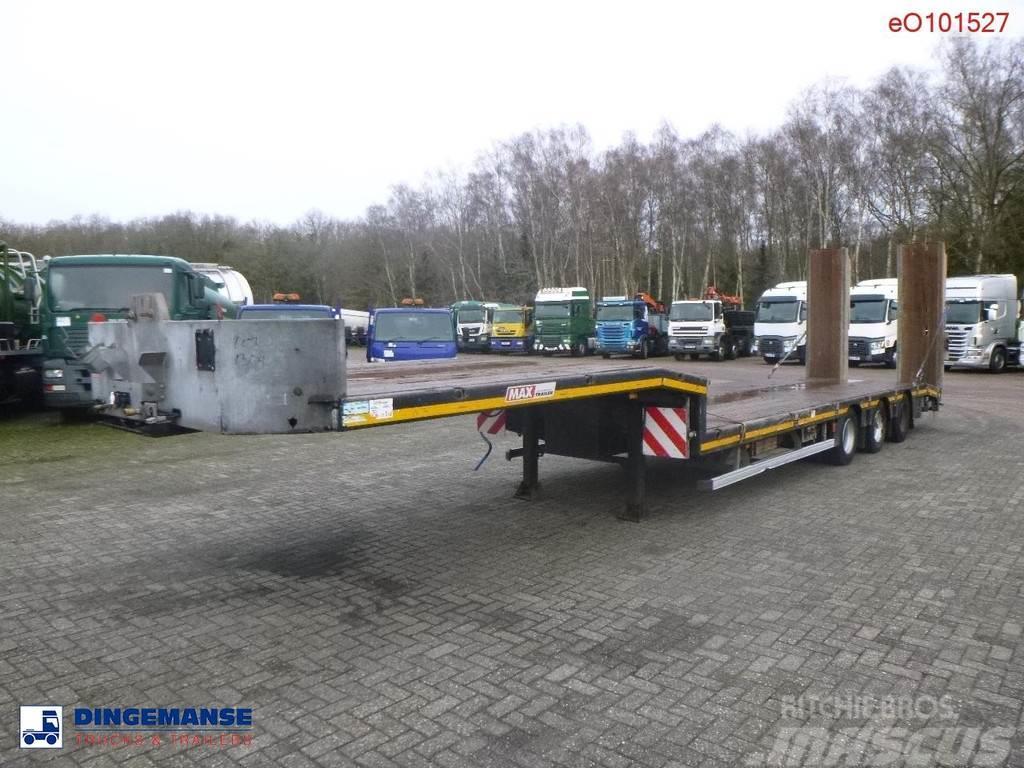 Faymonville 3-axle semi-lowbed trailer 50t + ramps Zemie treileri