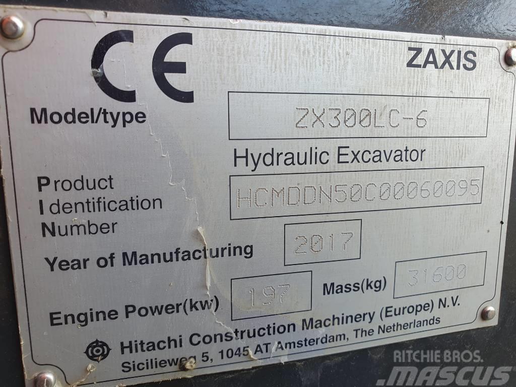 Hitachi Hitatchi ZX300LC-6 Kāpurķēžu ekskavatori