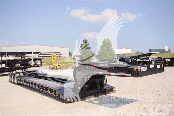 Fontaine 55 ton hydraulic detachable RGN double drop low bo Zemie treileri