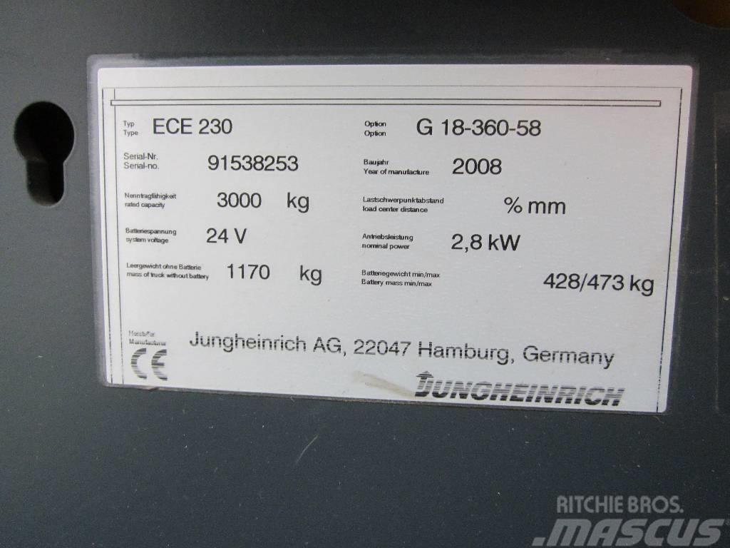 Jungheinrich ECE230 Elektriskie iekrāvēji