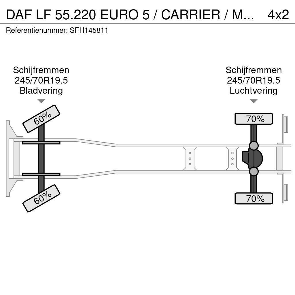 DAF LF 55.220 EURO 5 / CARRIER / MULTITEMPERATUUR / DH Kravas automašīnas - refrižeratori