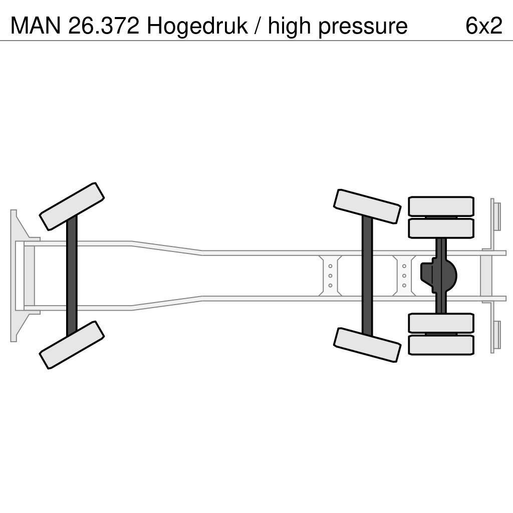 MAN 26.372 Hogedruk / high pressure Kombinētās vakumsūkņa mašīnas