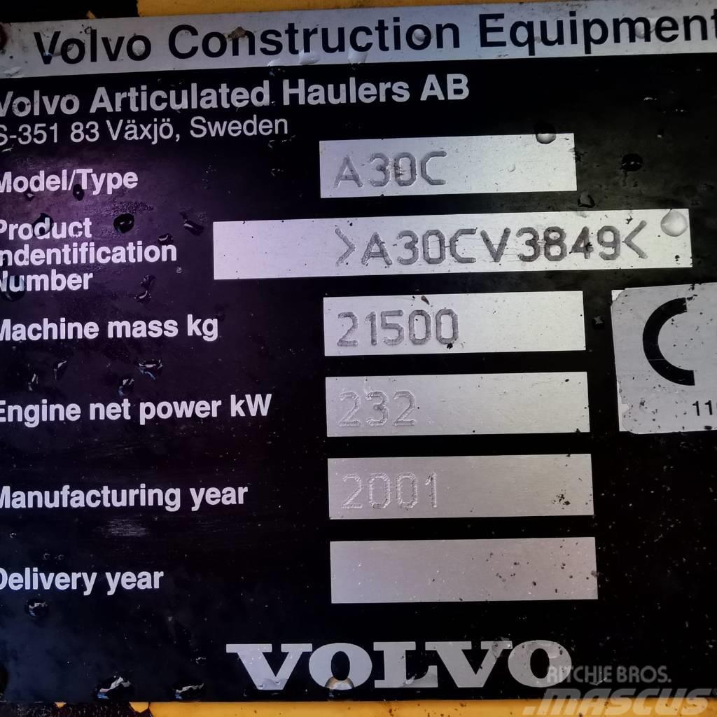 Volvo A 30 C Dumper Artikulētie pašizgāzēji