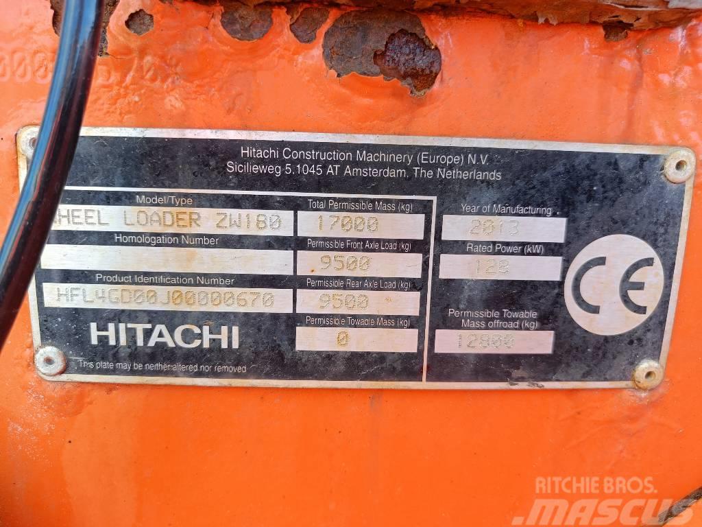 Hitachi ZW 180 Iekrāvēji uz riteņiem
