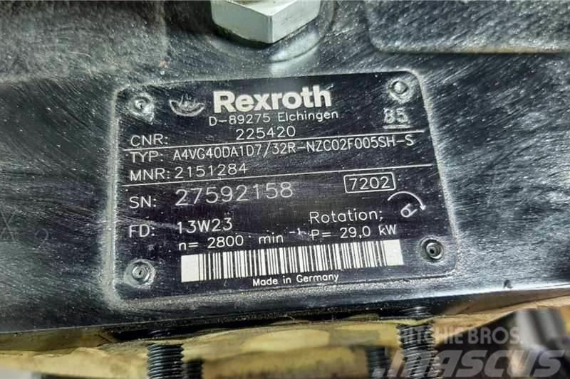 Rexroth Axial Piston Variable Pump A4VG40 Citi