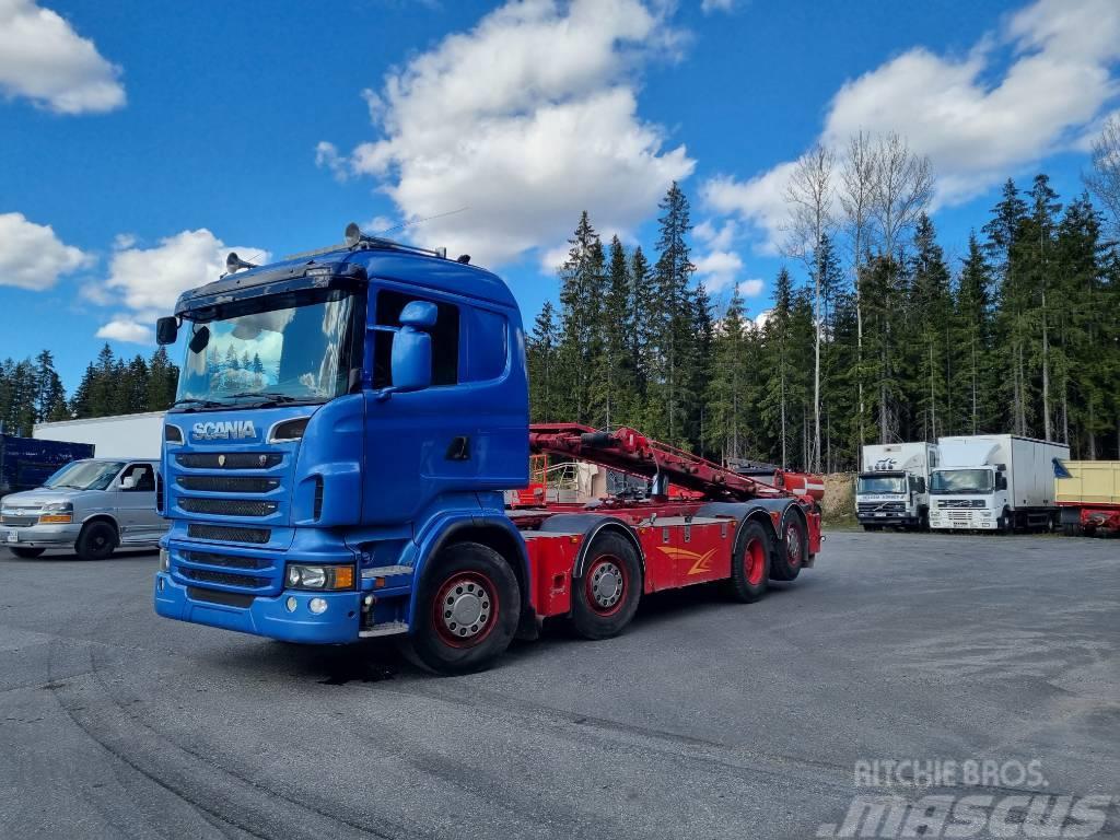Scania R560 8x2*6HNB Kabeļu pacēlājs nomontējamām kravas mašīnām