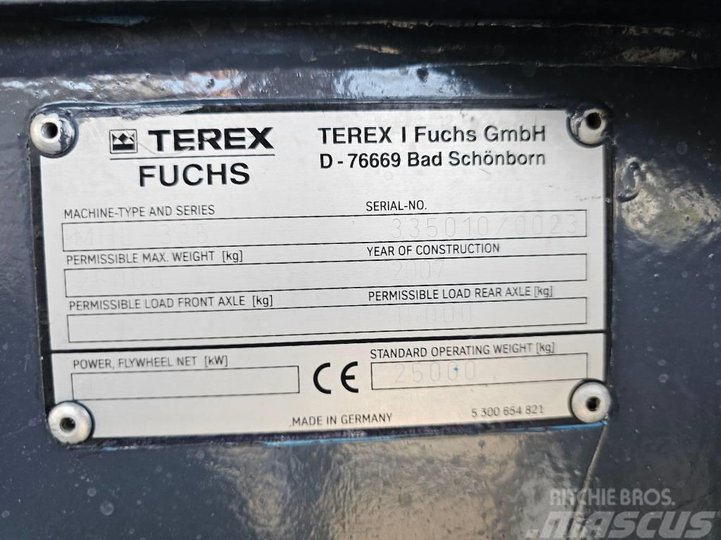 Fuchs MHL 335 Material Handler Demontāžas ekskavators