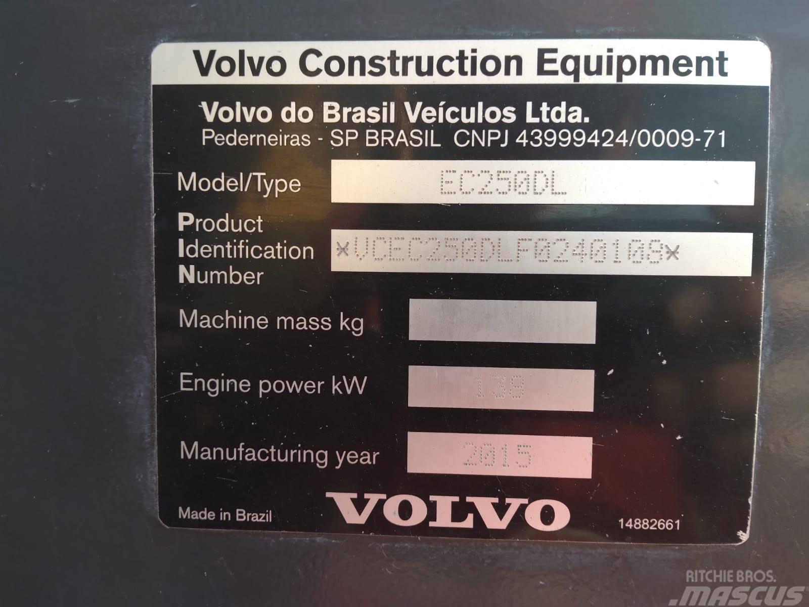 Volvo EC250DL Kāpurķēžu ekskavatori