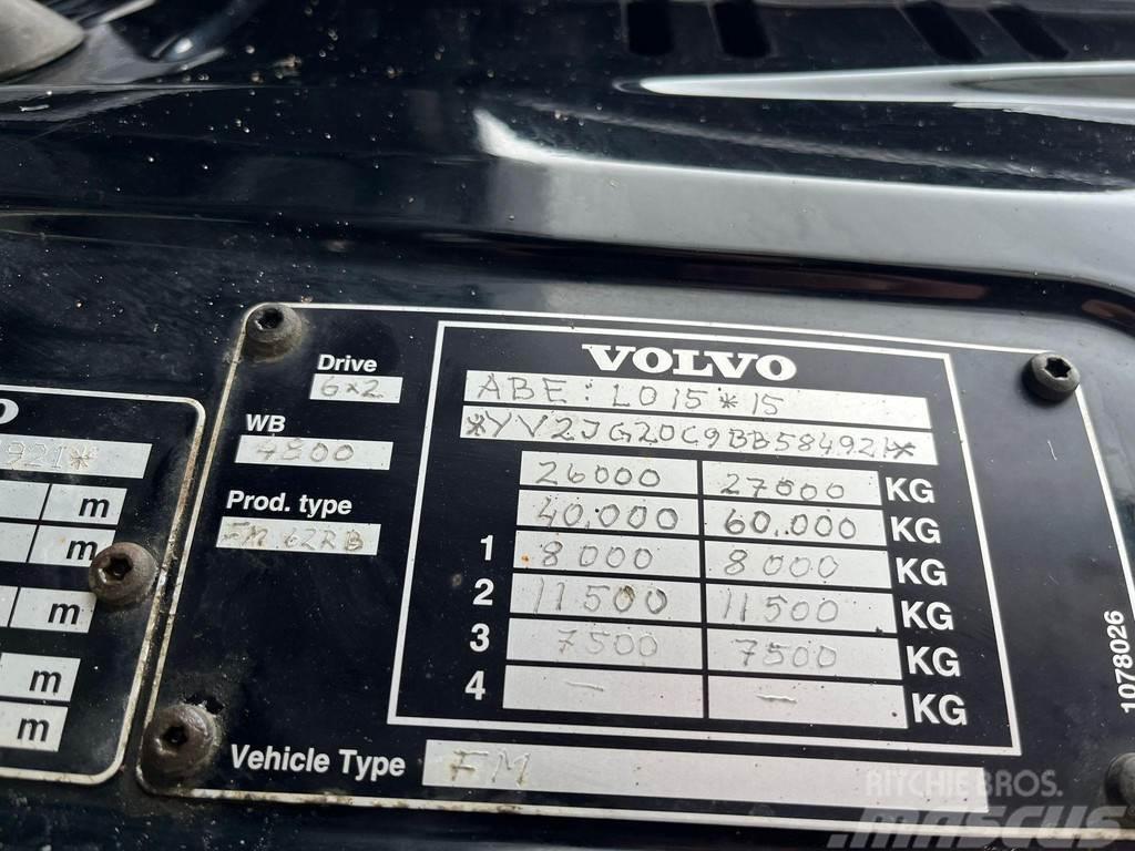 Volvo FMX 460 6x2*4 Meiller RK 20 ton L=6194mm Treileri ar āķi