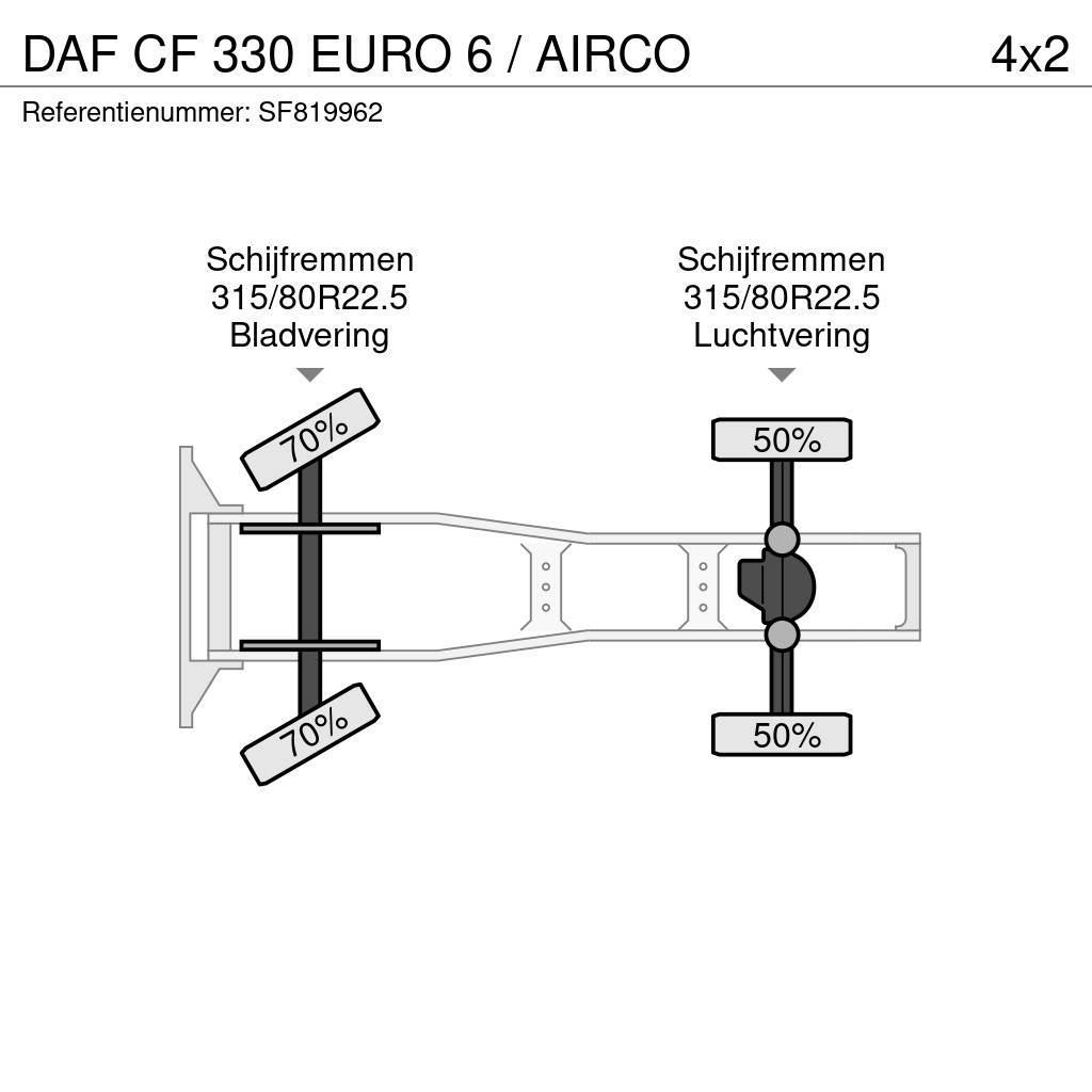 DAF CF 330 EURO 6 / AIRCO Vilcēji
