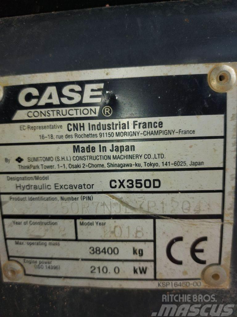 CASE CX 350 D Kāpurķēžu ekskavatori