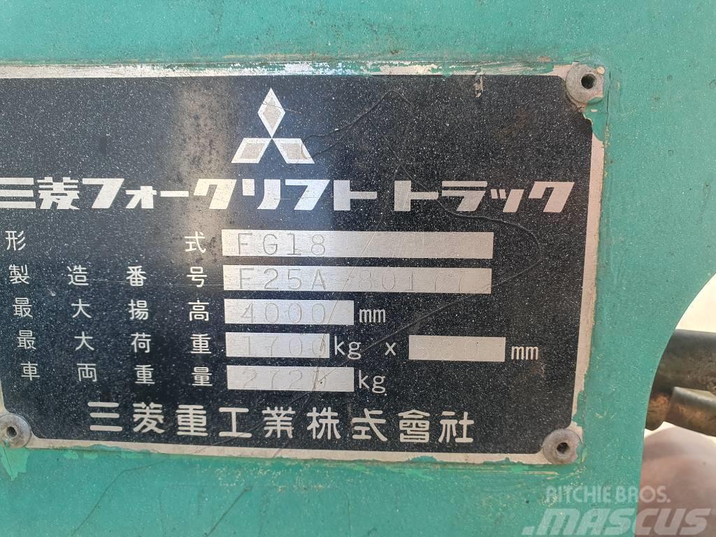 Mitsubishi FG18 LPG tehnika