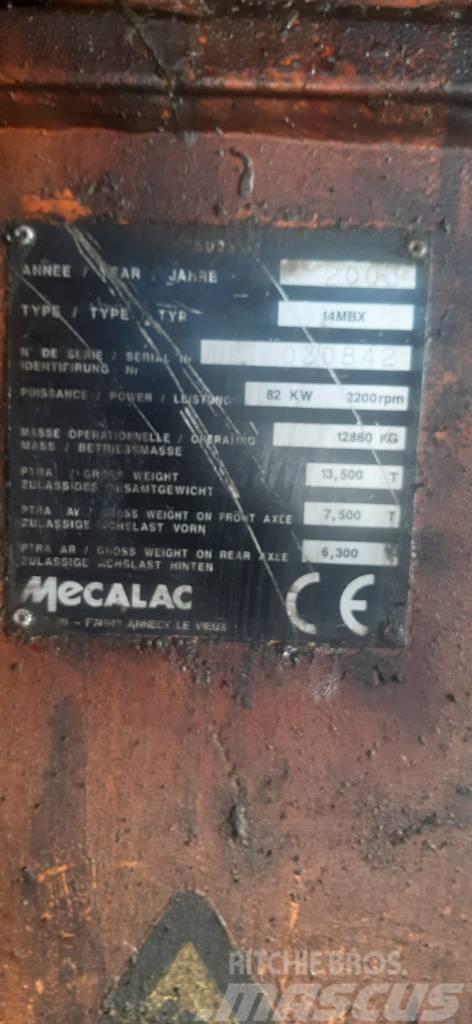 Mecalac 14MBXAR Rail Road Excavator Dzelzceļa tehnika