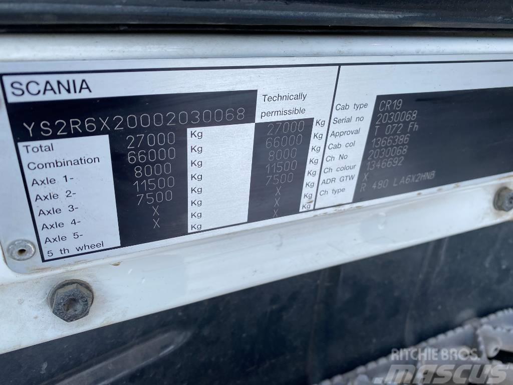 Scania R480 6x2 / RETARDER / HYDRAULICS Vilcēji
