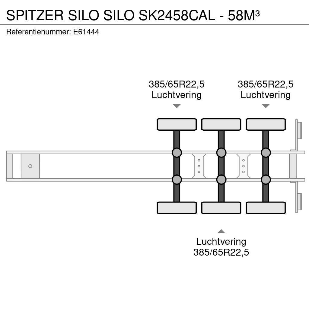 Spitzer Silo SILO SK2458CAL - 58M³ Autocisternas
