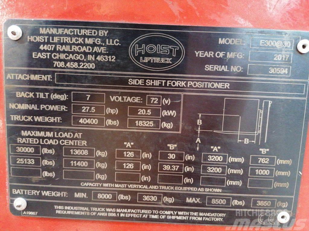 Hoist E300 Elektriskie iekrāvēji