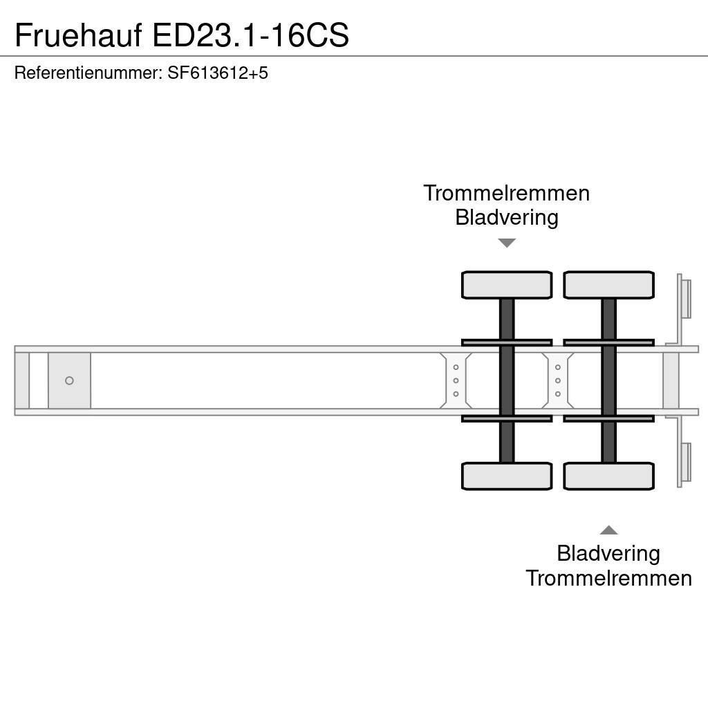 Fruehauf ED23.1-16CS Zemie treileri