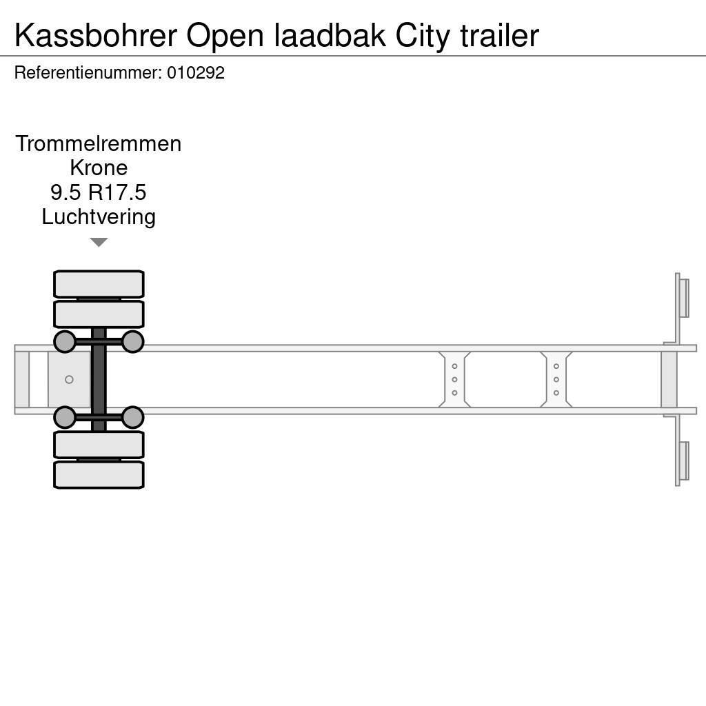 Kässbohrer Open laadbak City trailer Tents treileri