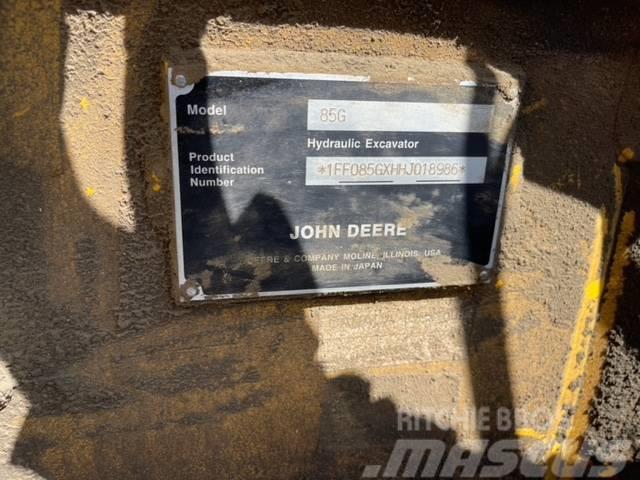 John Deere 85G Mini ekskavatori < 7 t