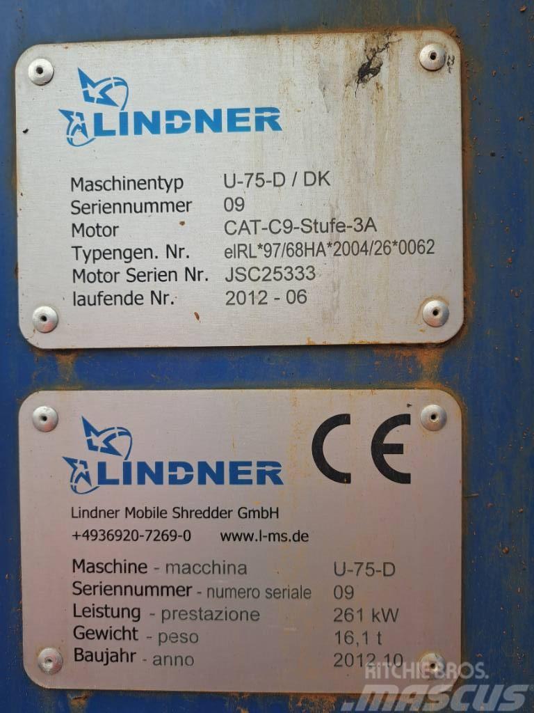 Lindner U75D Atkritumu smalcinātāji