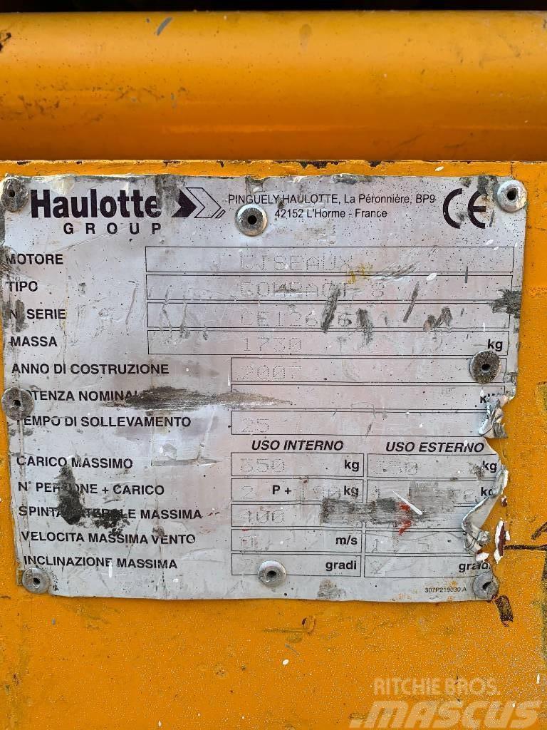 Haulotte Compact 8 Šķerveida pacēlāji