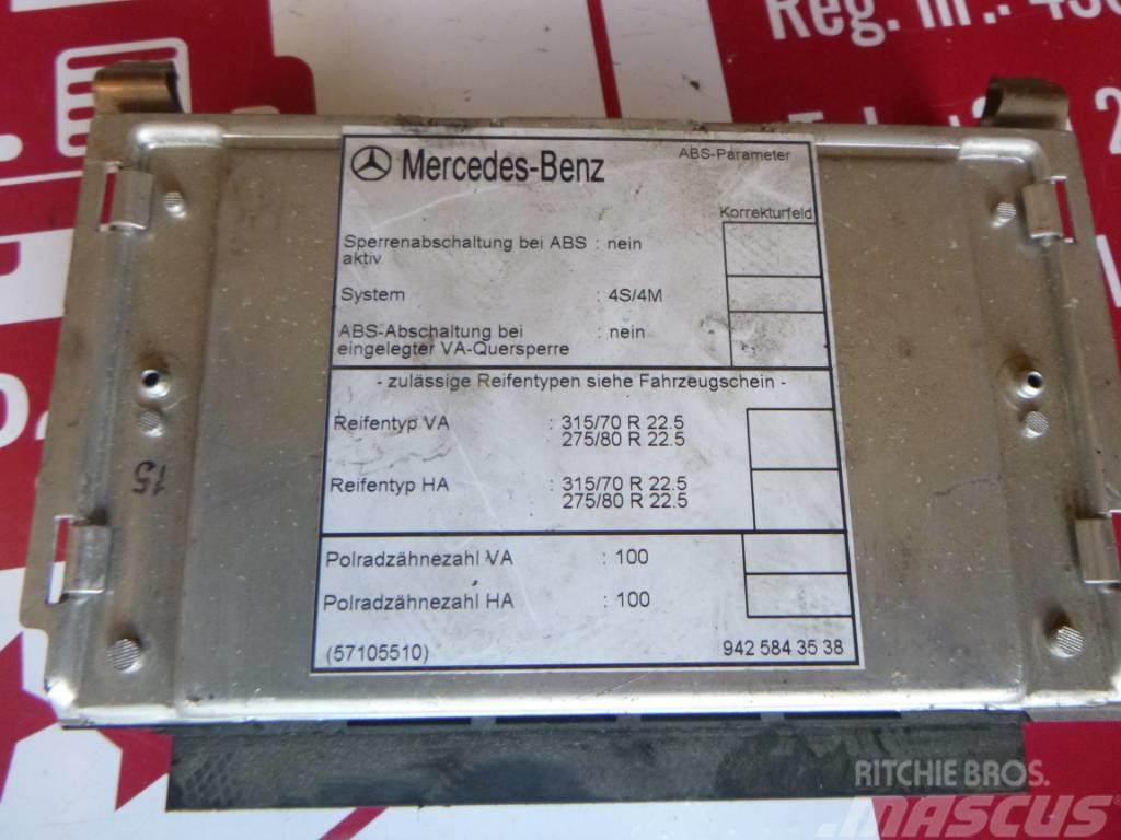 Mercedes-Benz Actros 18.43 ABS control unit 000 446 4514 Bremzes