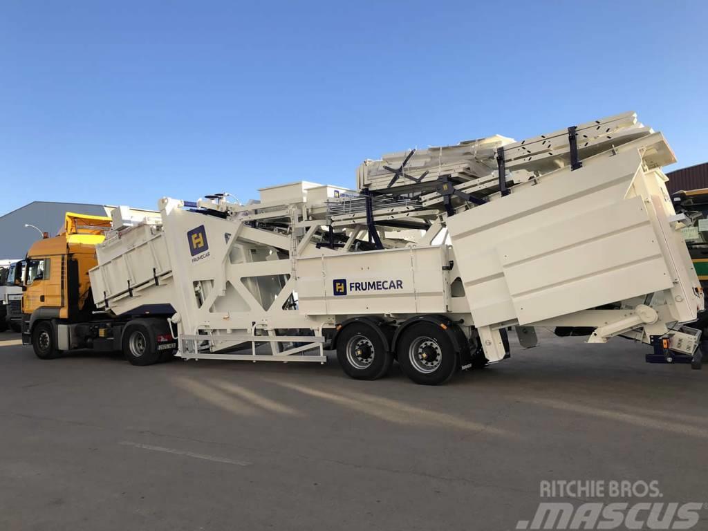 Frumecar ECA - ultra mobiele betoncentrale 30 - 120 m³/uur Betona krātuves