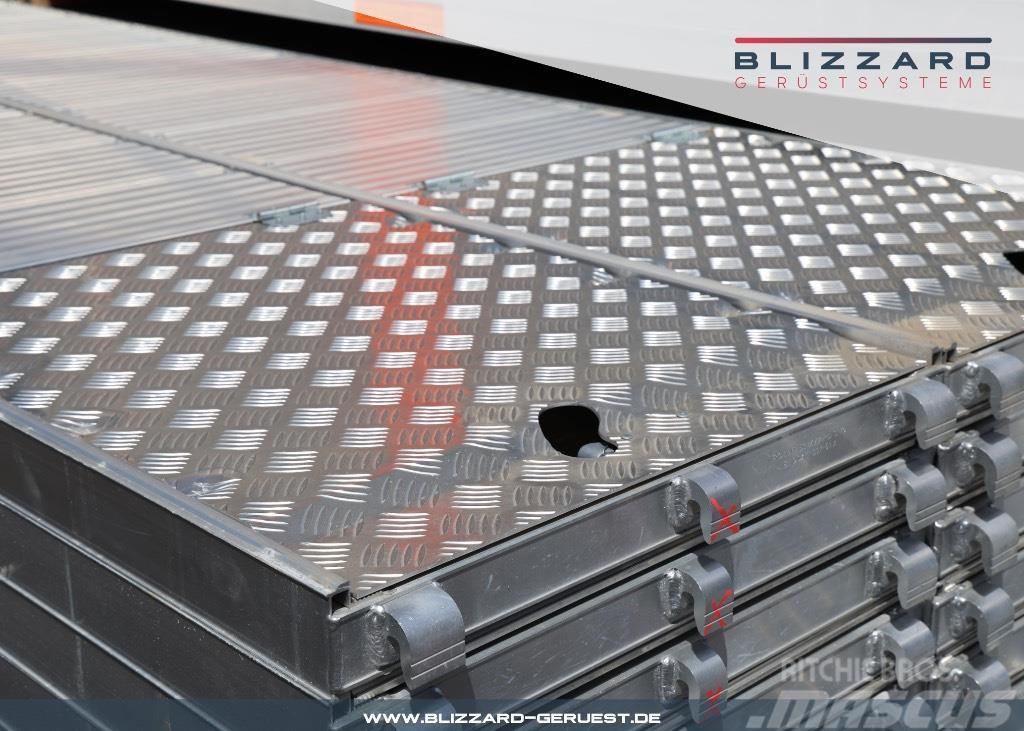 Blizzard Gerüstsysteme 61,24 m² neues Stahlgerüst mit Alubö Sastatņu aprīkojums