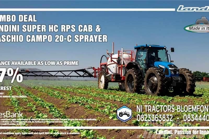 Landini PROMO - Landini Super HC RPS CAB & Maschio Sprayer Traktori