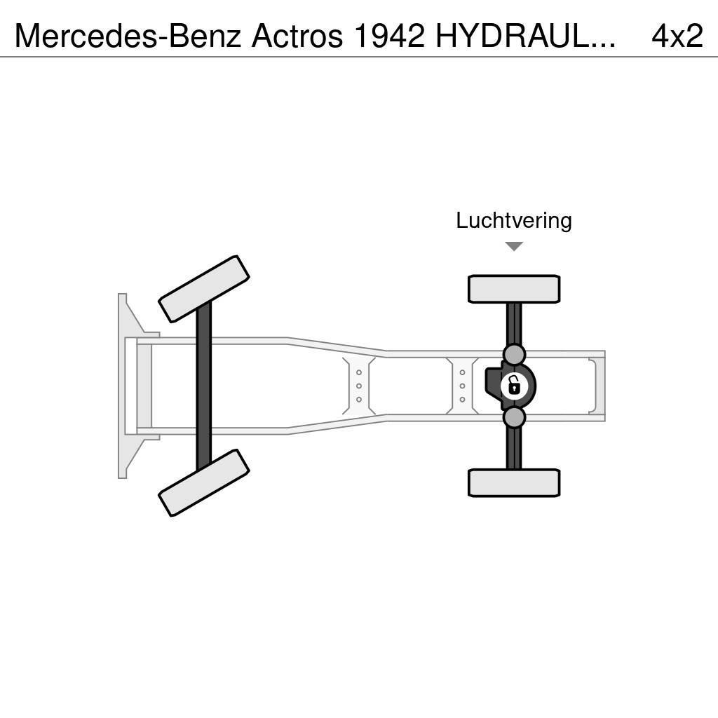 Mercedes-Benz Actros 1942 HYDRAULICS - EURO 5 - ONLY 426 760 KM Vilcēji