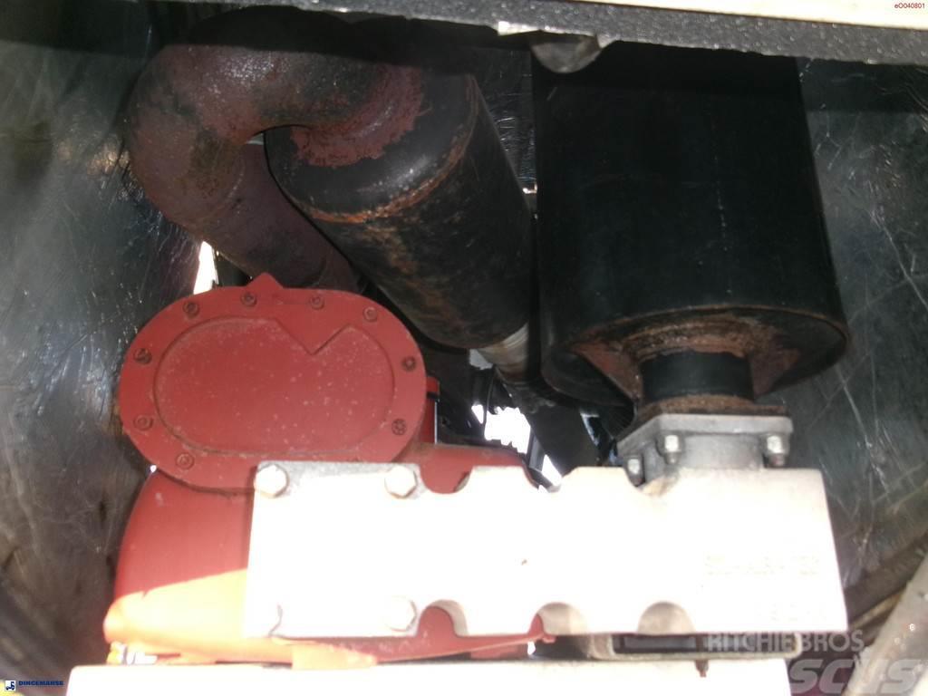 Feldbinder Powder tank alu 42 m3 (tipping) + engine/compresso Piekabes pašizgāzēji