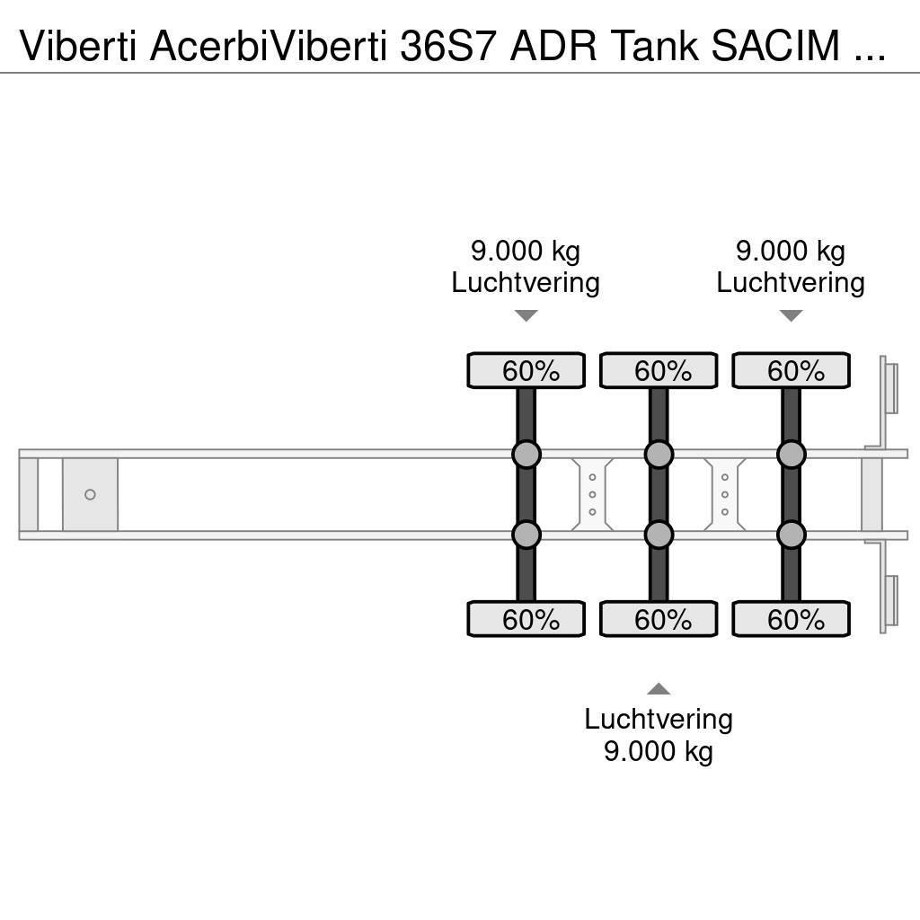 Viberti AcerbiViberti 36S7 ADR Tank SACIM 34.430L Autocisternas