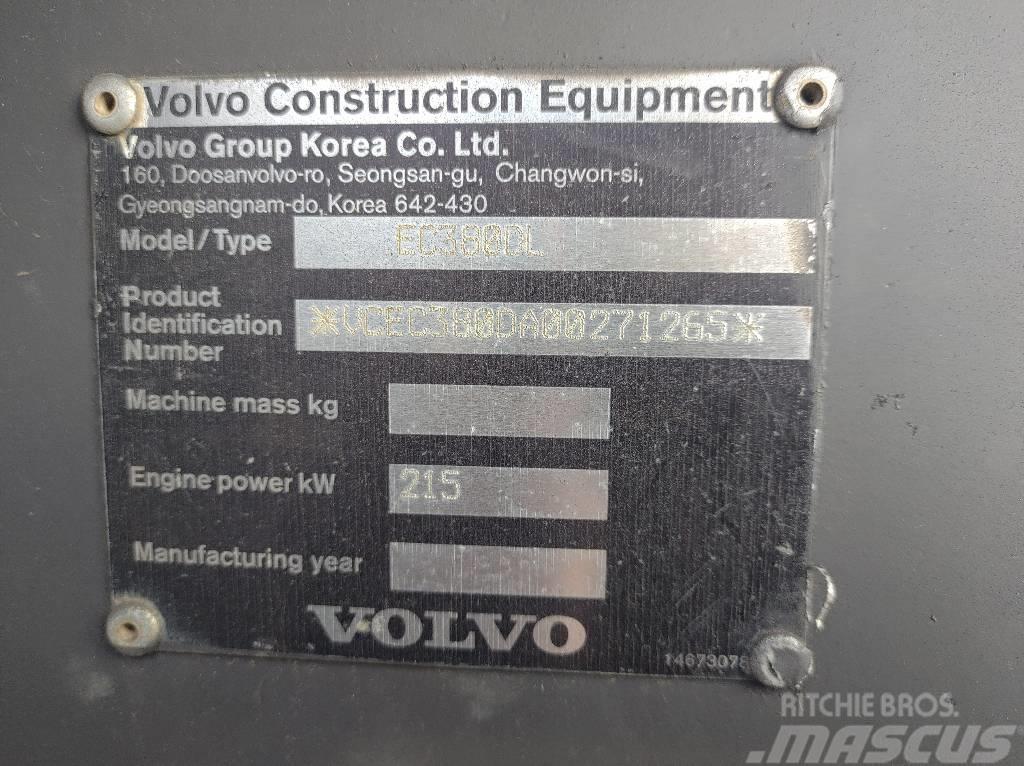 Volvo EC380DL Kāpurķēžu ekskavatori