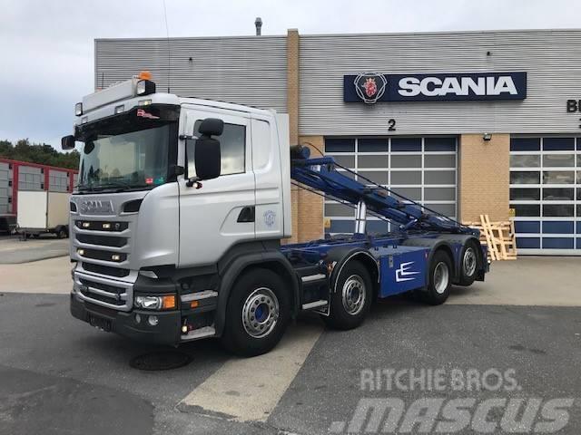 Scania R520 Kabeļu pacēlājs nomontējamām kravas mašīnām