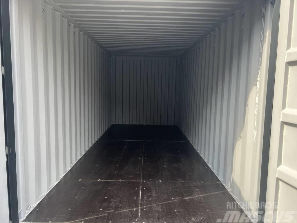  20' DV Lagercontainer ONE WAY Seecontainer/RAL7016 Uzglabāšanas konteineri