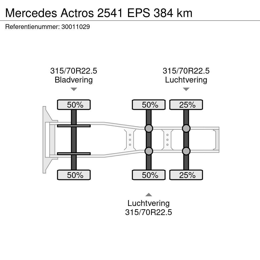Mercedes-Benz Actros 2541 EPS 384 km Vilcēji