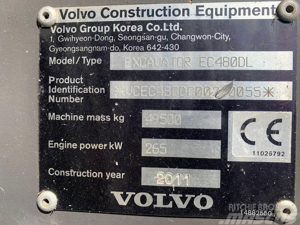 Volvo EC480DL Excavator pe Senile Īpašie ekskavatori