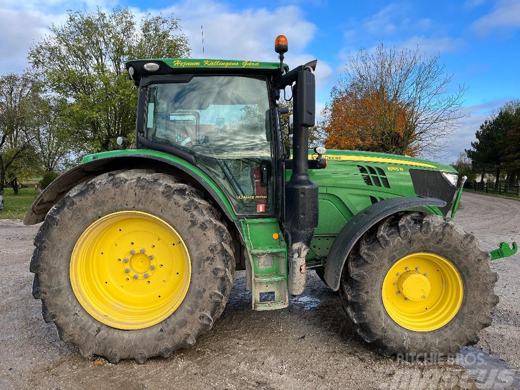 John Deere 6155R+FL Traktori