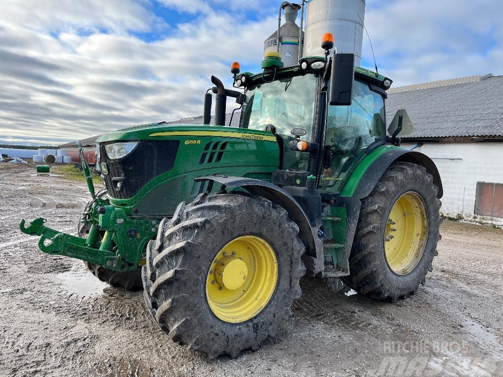 John Deere 6155R+FL Traktori